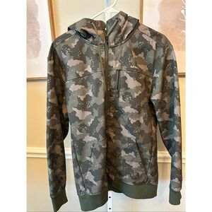 Simms Fleece Lined Fishing Jacket Size Medium